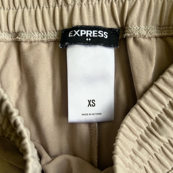 Express Men's Light Cream Joggers - Picture 3 of 6